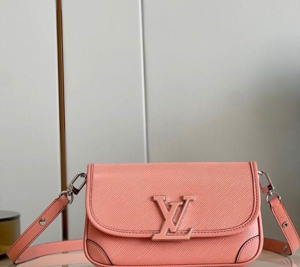 LV Replica Bags Buci M59386蜜桃粉24.5×15.5x9cm