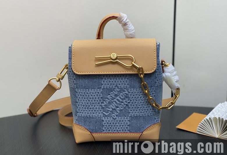 LV Replica Bags Nano Steamer N40751 15x18x7cm