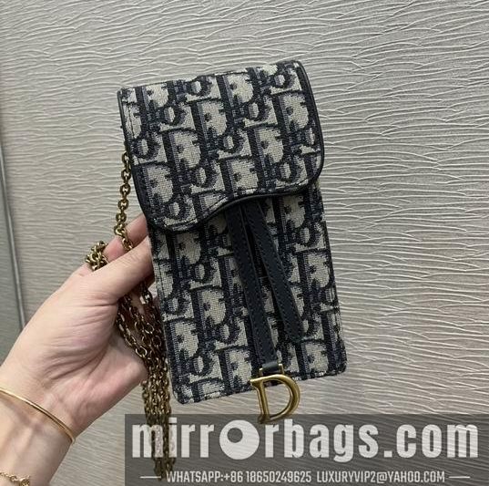 Dior Replica Bags Oblique老花手机包9.5x4x18cm wz